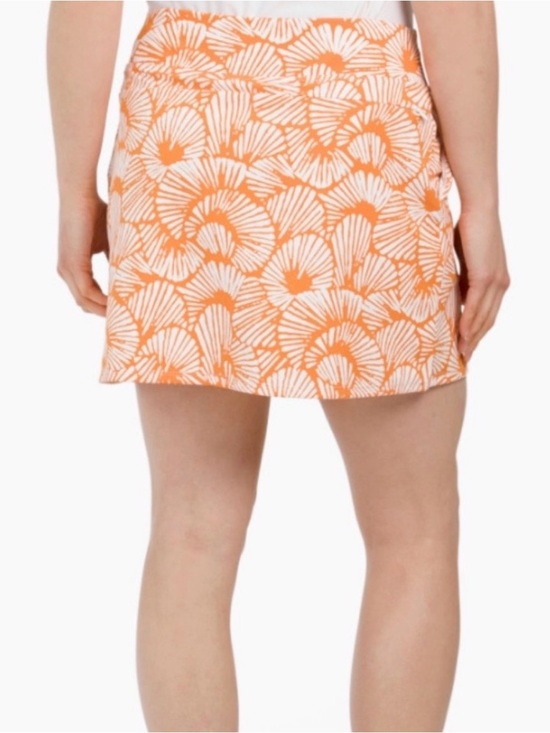 Tommy Bahama Pants - Tommy Bahama Golf Orange and White Floral Print Skort Sz XL